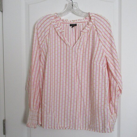 smocked cuff grandfather shirt - Picture 1 of 7